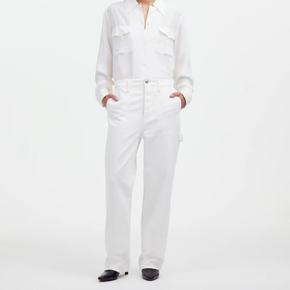 Madewell Alexa Chung Workwear Jeans in True White size 29 NWT NS884